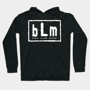 bLm (black and white) Hoodie